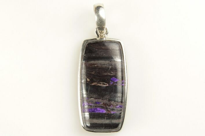 Sugilite Pendant (Necklace) - Sterling Silver #206400